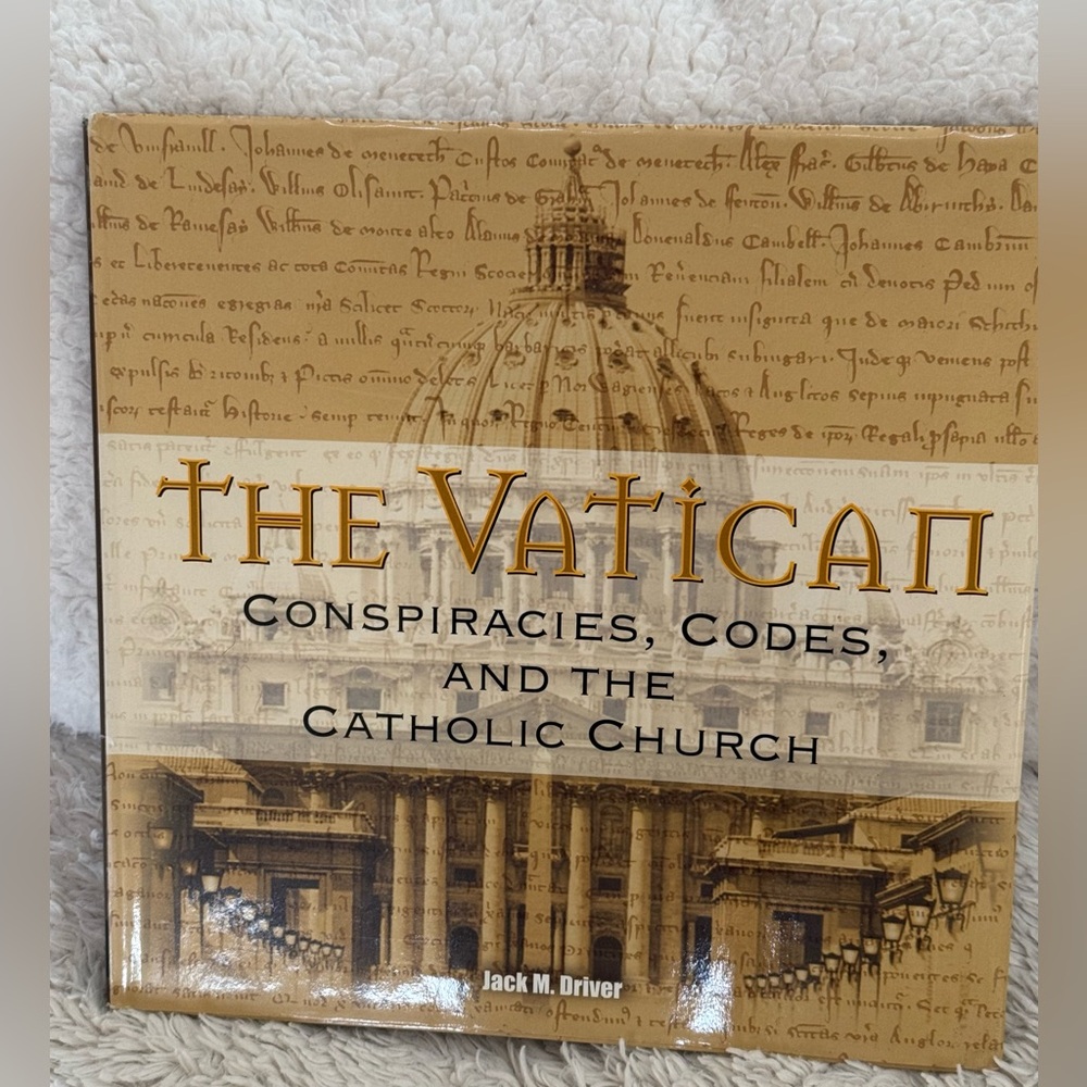 Large Hardcover Book About Vatican and Conspiracies: The Vatican: Conspiracies